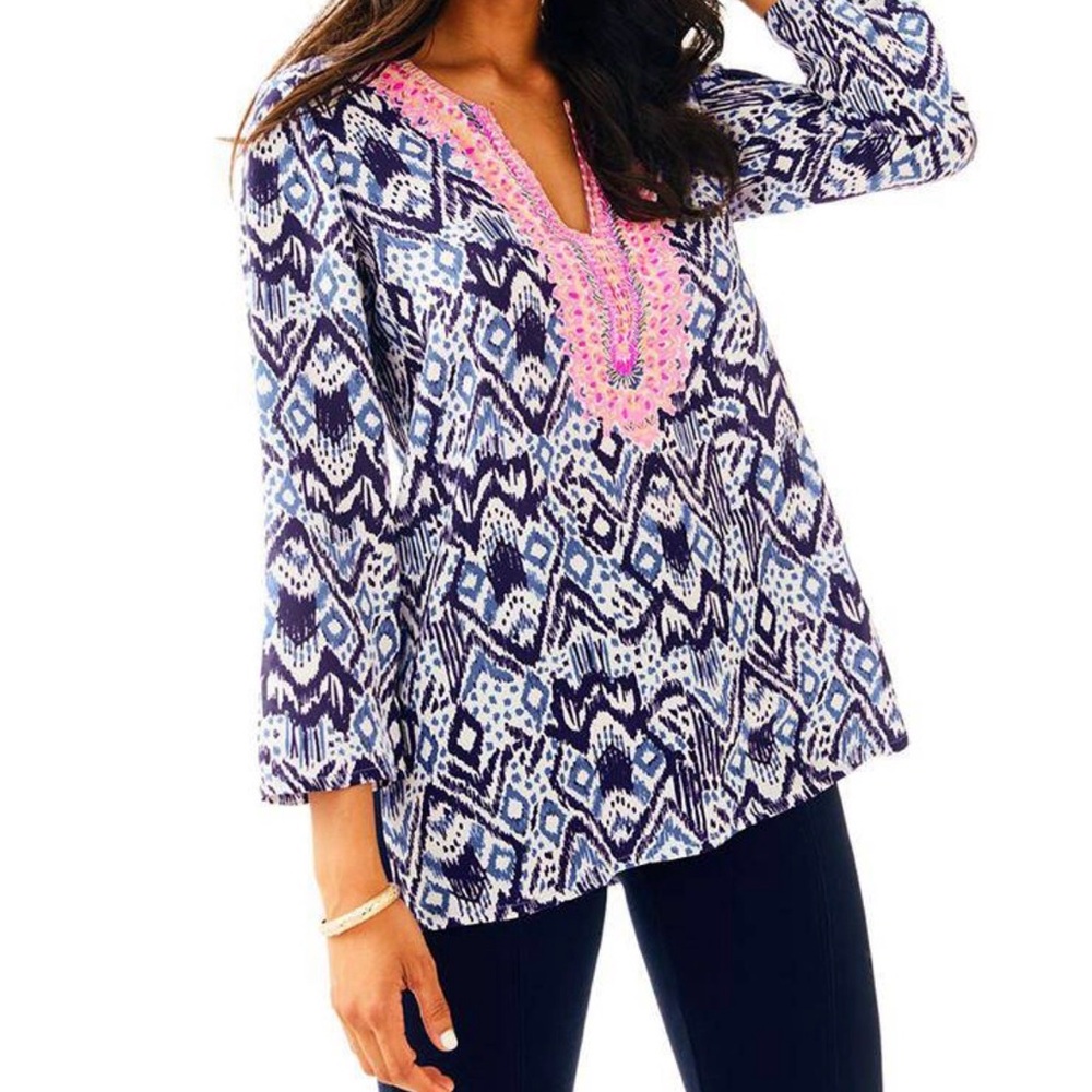 Lilly Pulitzer Renato Dinner Tunic size Large